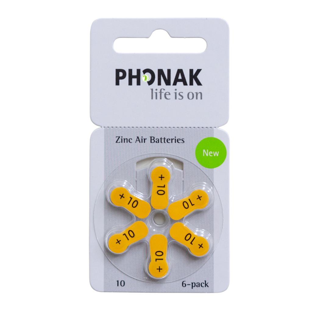 PHONAK鋅空電池 10電池 10 battery hearing aids battery sung en hear