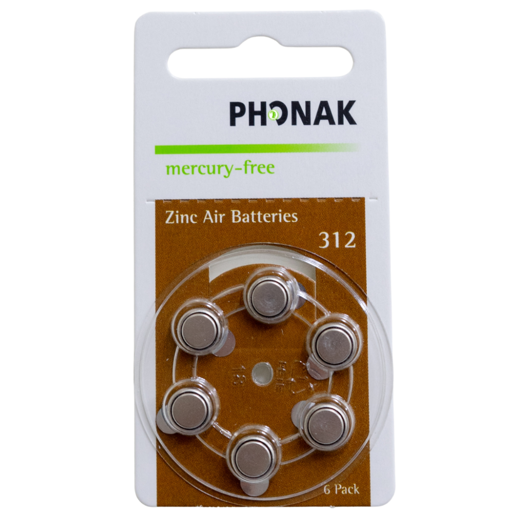 PHONAK鋅空電池 312電池 312 battery hearing aids battery sung en hear