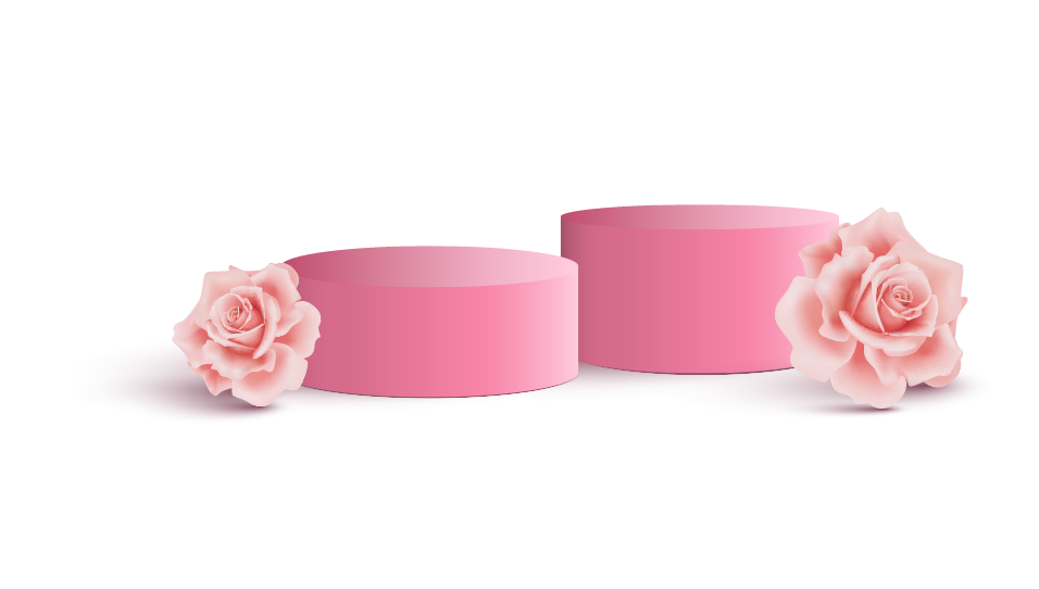 2025 母親節資產 5粉紅色平台 助聽器展示台