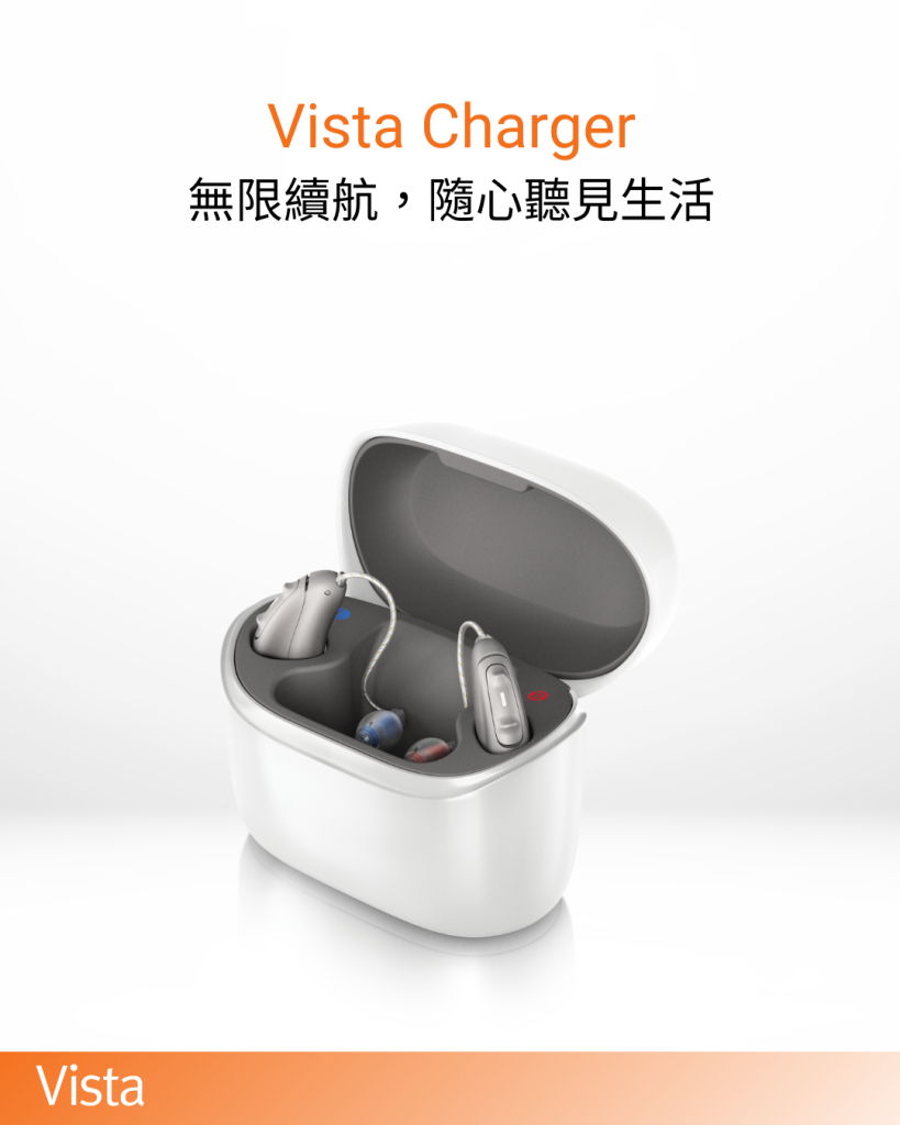Vista 助聽器充電盒 手機版 風格圖