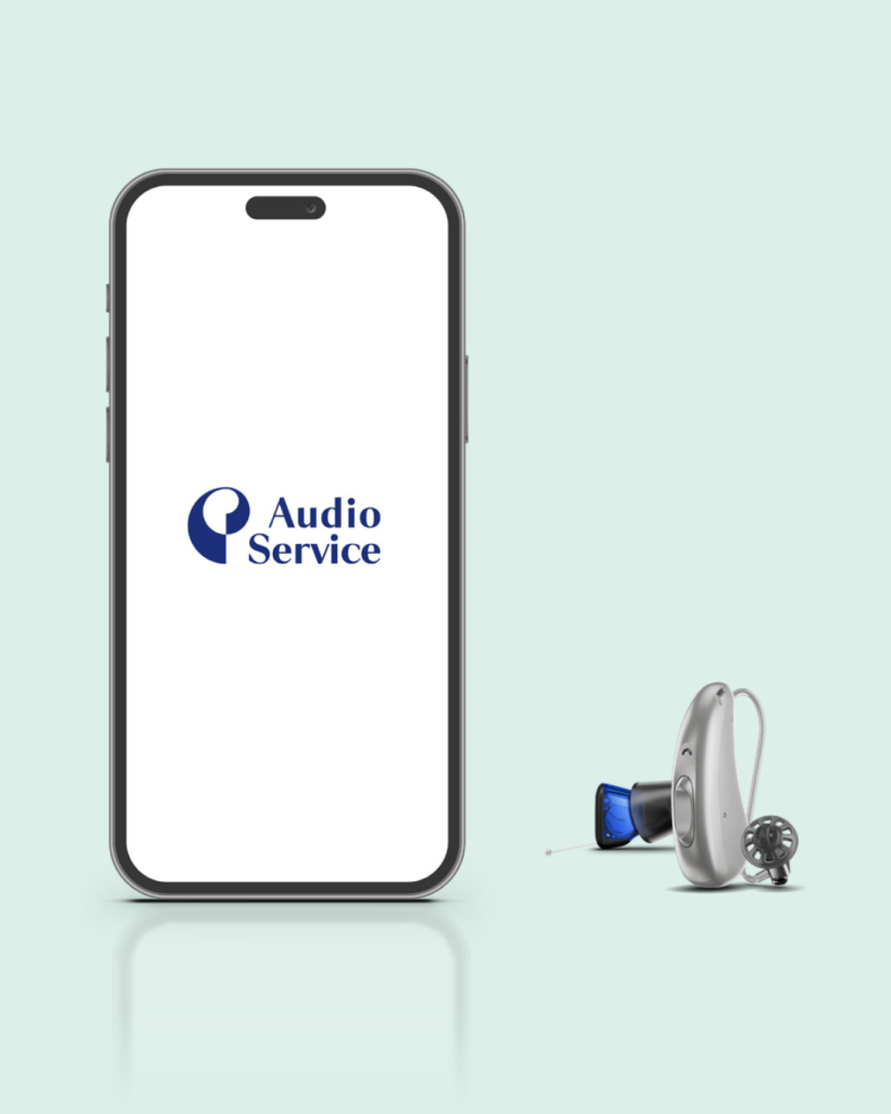 audio service app 對比 助聽器實際大小 正方形