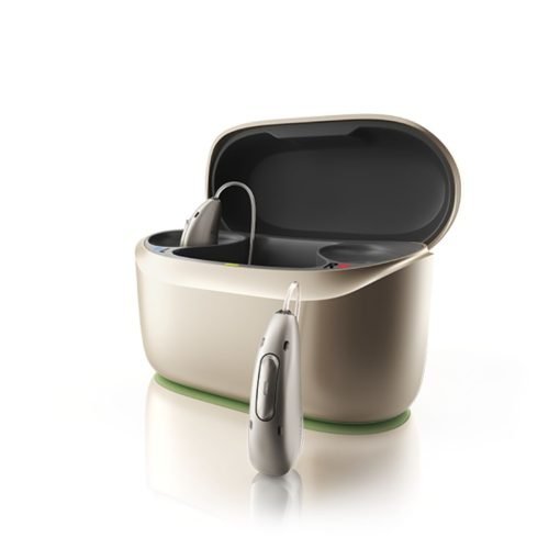 白底 Phonak Infinio 充電盒 Phonak助聽器 峰力助聽器 瑞士助聽器 sonova助聽器 Phonak ChargerGo RIC Infinio