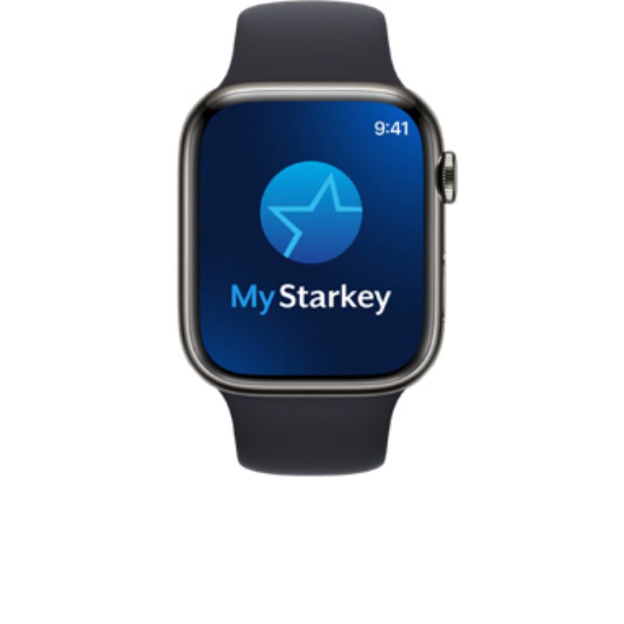 MyStarkey App 手錶  Watch EDGE AI AI助聽器 美國助聽器 Starkey助聽器 斯達克助聽器 正方形尺寸 放大去背板