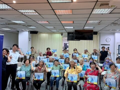桃園社區聽力講座 龍潭助聽器 桃園助聽器 里民社區講座 大合照1