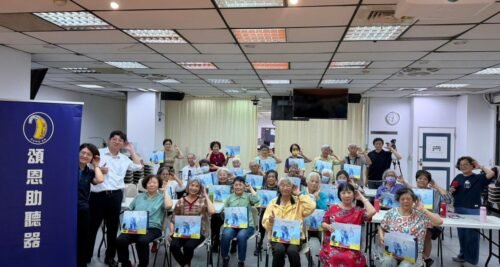 桃園社區聽力講座 龍潭助聽器 桃園助聽器 里民社區講座 大合照1